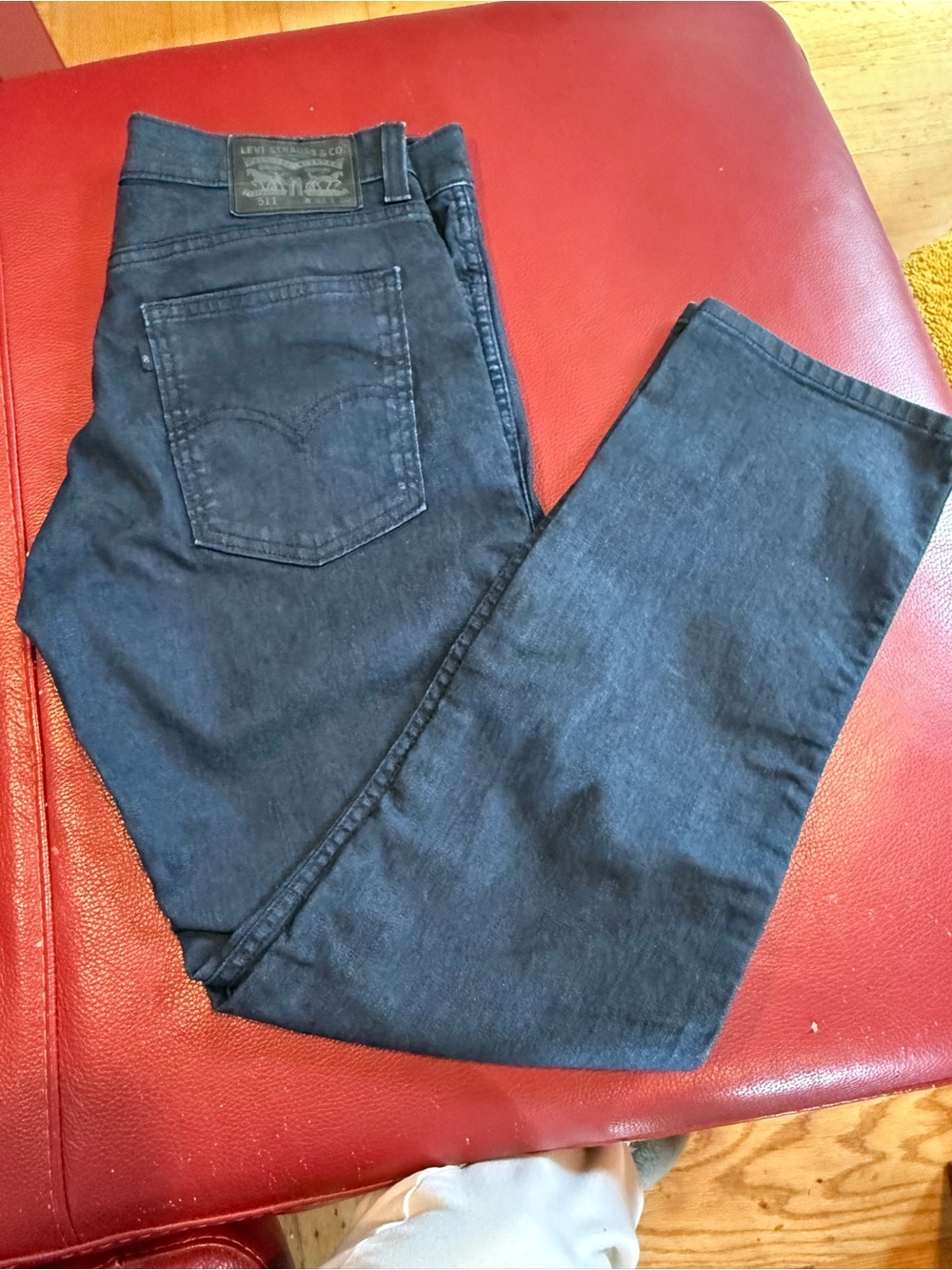 Levi's Black Slim Straight Jeans